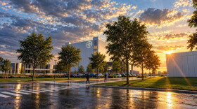 Renderings show a manufacturing plant that Bayer announced in 2026 will be built in New Albany, Ohio.