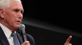 Former Vice President Mike Pence takes part in the 2025 Atlantic Festival at PAC NYC on Sept. 18, 2025 in New York City.