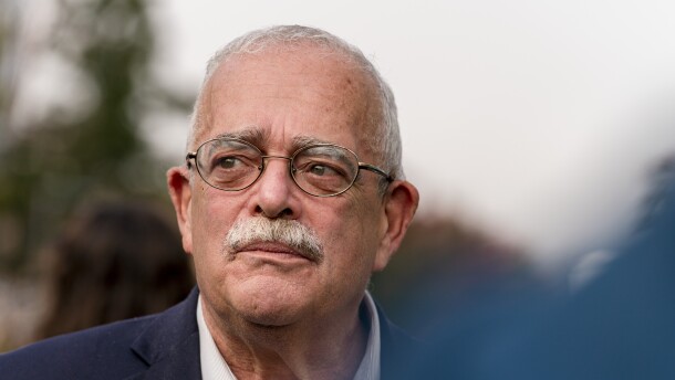 Rep. Gerry Connolly, D-Va., listens at an event, Oct. 22, 2020, in Fairfax, Va.