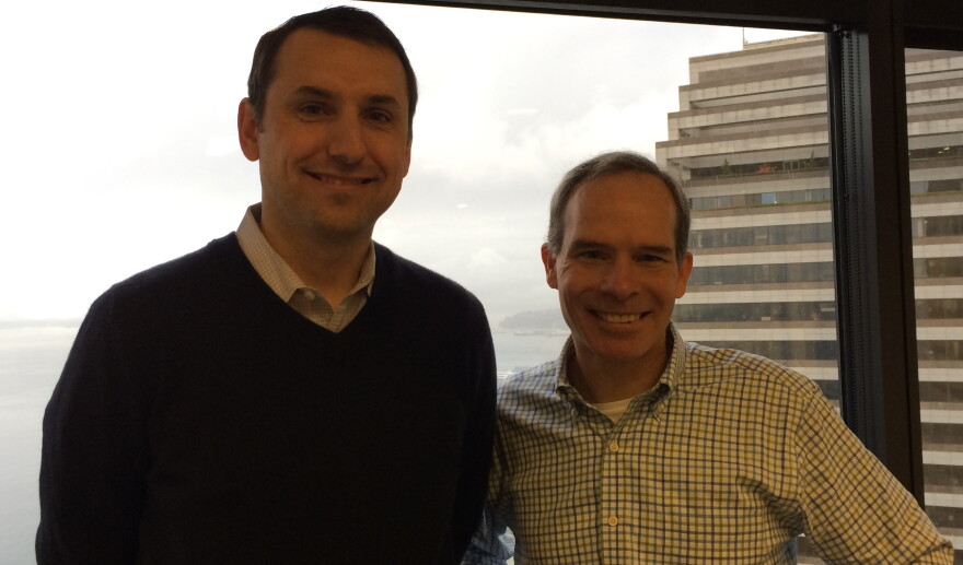 Tim Porter and Matt McIlwain of Madrona Venture Group, a heavy funder of Seattle's cloud startups