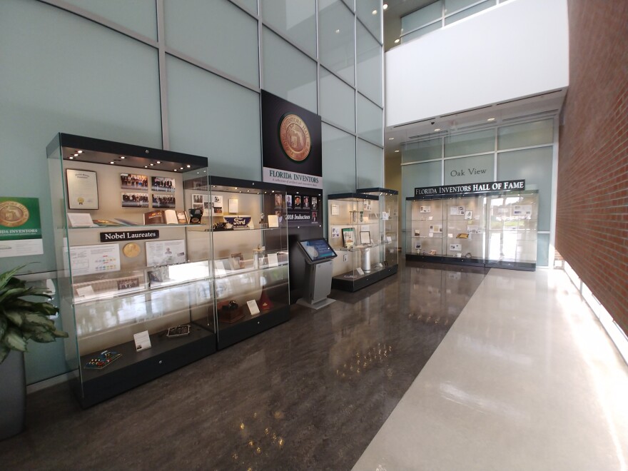 The Florida Inventors Hall of Fame has a collection on display in the Galleria of the USF Research Park.
