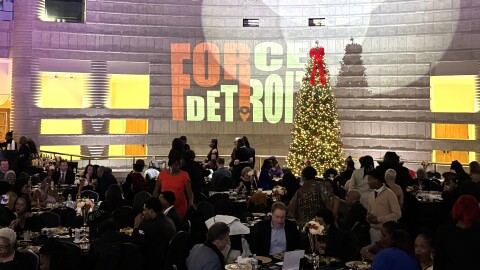FORCE's 10th anniversary gala at the Charles H. Wright Museum of African American History in Detroit.