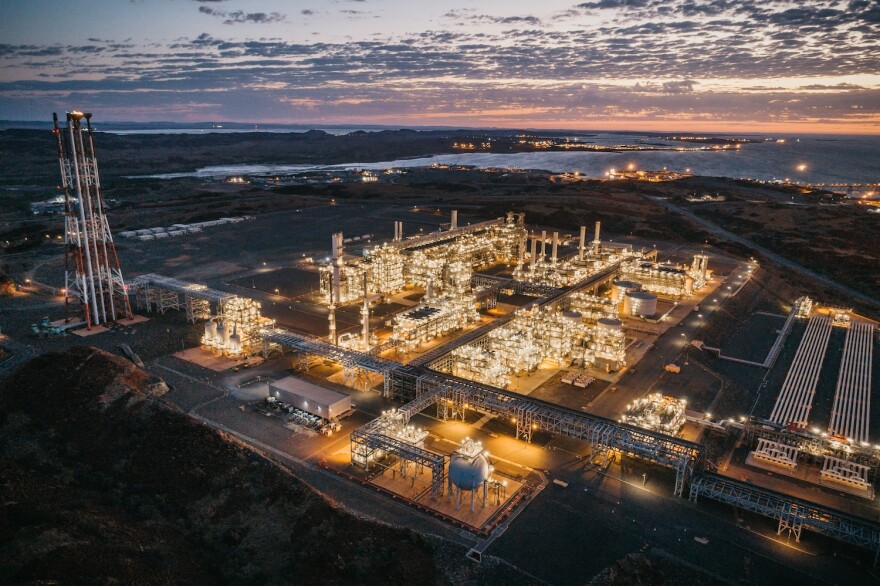 Woodside Energy’s Pluto liquified natural gas facility in Western Australia.