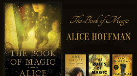 Web graphic for Alice Hoffman's magic series books