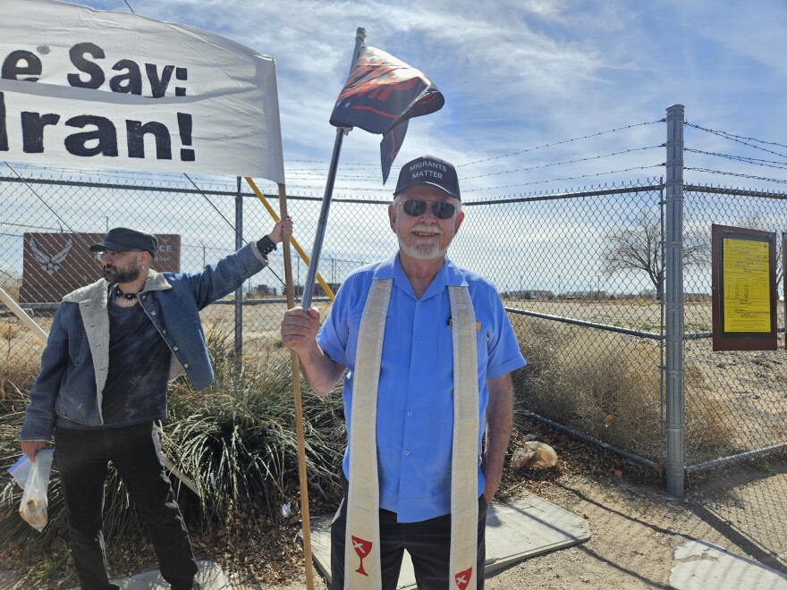 Retired Pastor Robin Hoover said he's been attending protests since the Cuban Missile Crisis.