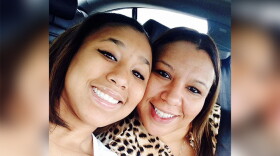 Aubrey Baker, right, and her mother, Lenore Williams, left, work in Indianapolis nursing facility Wildwood Healthcare Center. Baker contracted COVID-19 and has since recovered and returned to work the facility's COVID-19 patients.