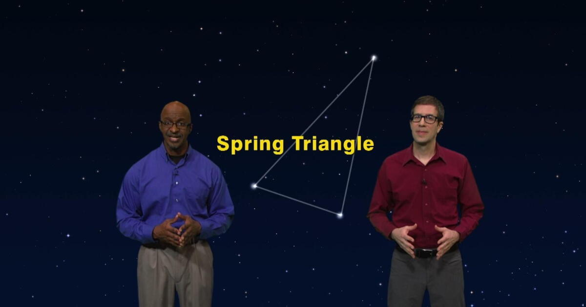 Spring Ttriangle The Super Spring Triangle | April 22-28 | Star Gazers