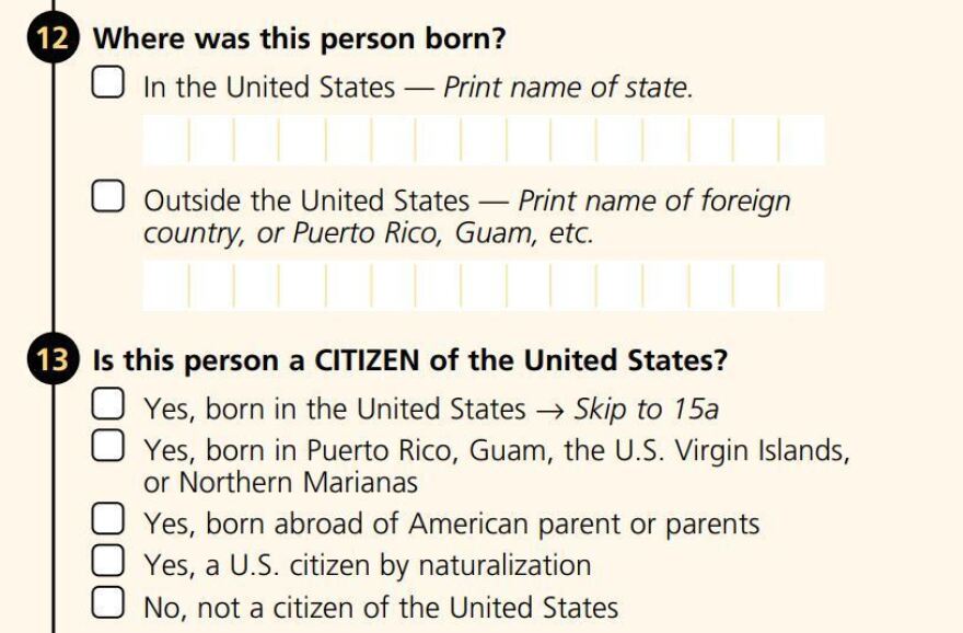 The 2000 long-form survey, sent to a subset of Americans, asked about citizenship. The more widely distributed <a href="https://www.census.gov/history/pdf/2000_short_form.pdf">census short form</a> that year did not.