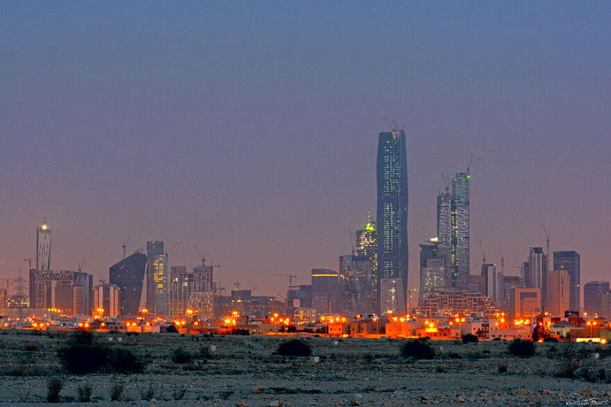 The Riyadh, Saudi Arabia skyline