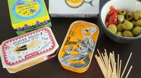 Tins and snacks at Lilico’s Taverna.
