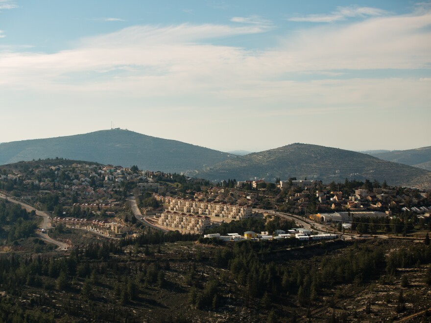 Some residents of the Israeli settlement Eli, shown here in 2016, have rented out properties there using Airbnb.