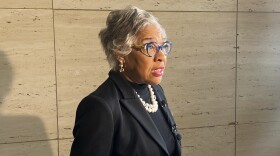 U.S. Rep. Joyce Beatty of Columbus speaks to reporters before a closed-door roundtable about Immigration and Customs Enforcement on January 29, 2026.