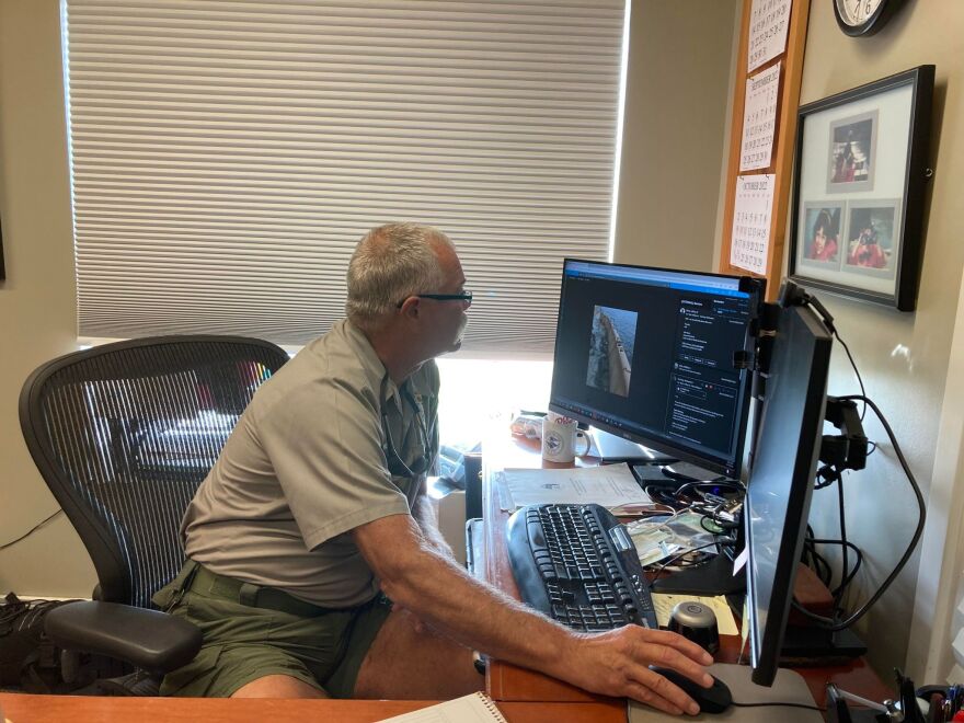  Cape Lookout Superintendent Jeff West is putting the final touches on all of the paperwork necessary to put repairs and restoration work on the lighthouse out for bid. 