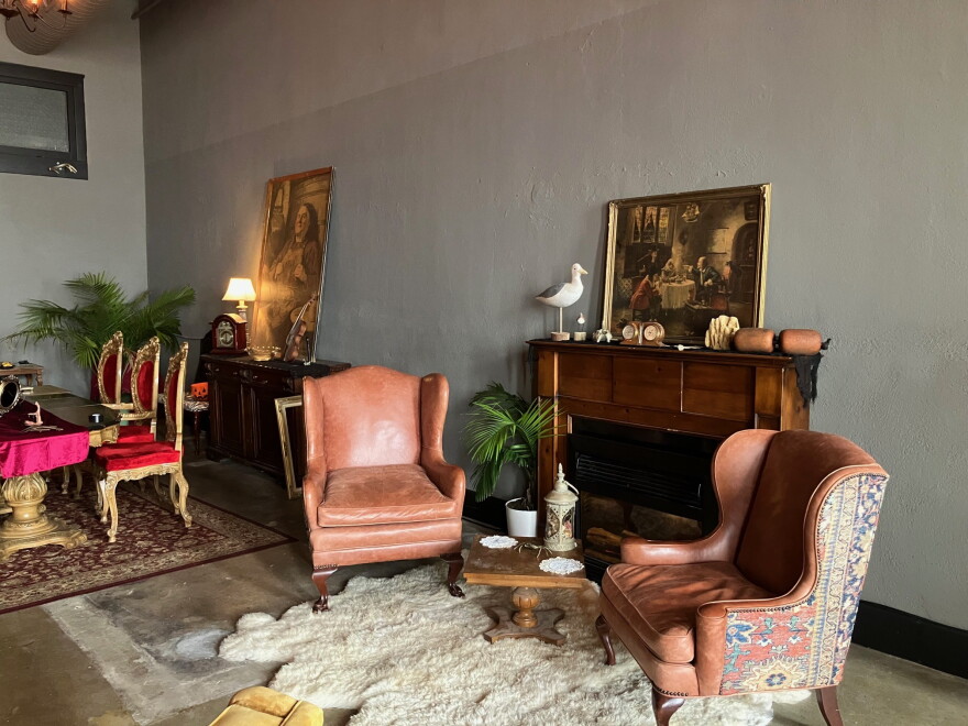 The parlor room next to The Half Nelson, was formerly occupied by Bootleg Hill Honey Meads, until they moved to a different space downtown last year.