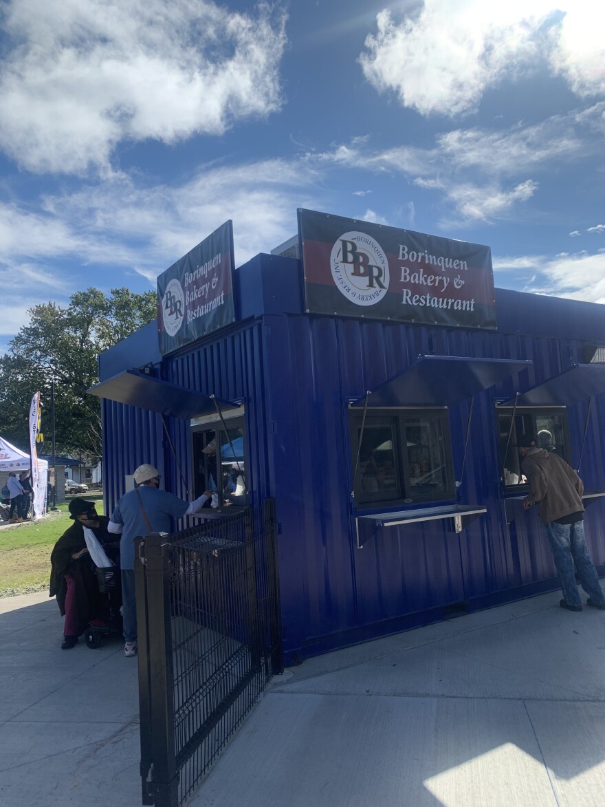 Borinquen Bakery is one of two anchor vendors at La Marketa at the International Plaza