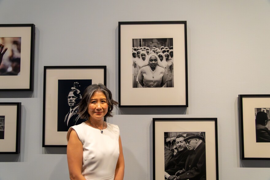 Curator Aileen June Wang from the Beech Museum of Art in Manhattan, Kansas, created the exhibition using photographs Gordon Parks donated to K-State in 1973