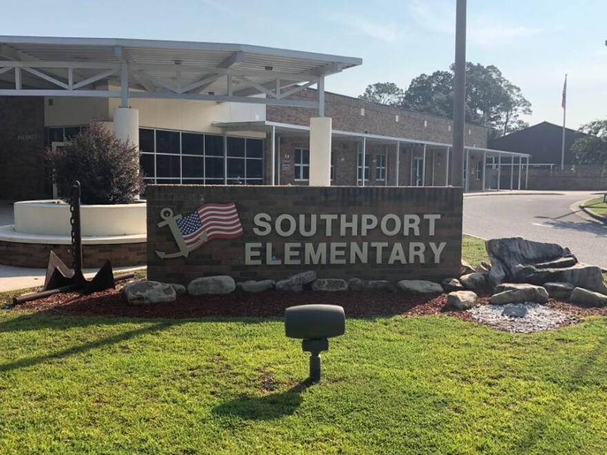 Southport Elementary School in Panama City is the second campus in the district to switch all students to virtual learning due to a recent spike in COVID-19 infections. 