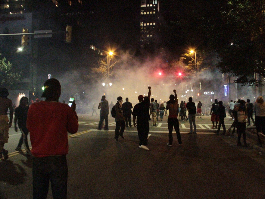 Justin Carr was killed on the second night of the protests in uptown Charlotte following the police shooting of Keith Scott.