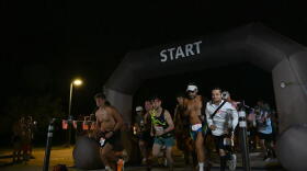 Runners start to run at the Heart of America Marathon on Monday at Boone County History and Culture Center. Heart of America is historical and the second oldest marathon in the United States from 1960.