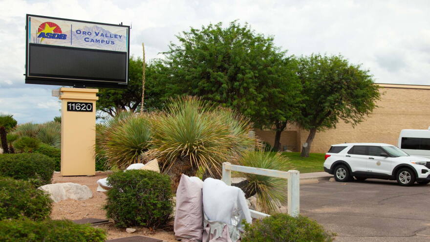 ASDB campus sign