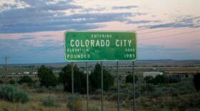 Colorado City, Arizona (same as Hildale, Utah) United States Photo by Ricardo630 Ricardo630 03:44, 9 August 2006 (UTC)  Image showslandscape with trees telephone poles, a few buildings, and in the foreground is the green "entering Colorado City" highway sign. It also reads "elevation 5,000, founded 1985."