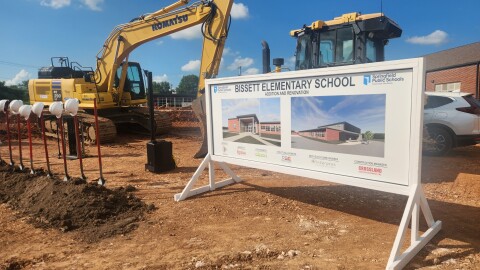 Bissett Elementary groundbreaking in Springfield, Mo. on July 7, 2026.