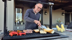 Brian Talley of Talley Farms and Talley Vineyards is a lover of food and a dab hand at the BBQ!