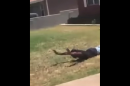 In cell phone footage captured on May 16, 21-year-old Tye Anders repeatedly asks Midland Police Department officers to lower their guns as he lies on the ground with his hands up. 