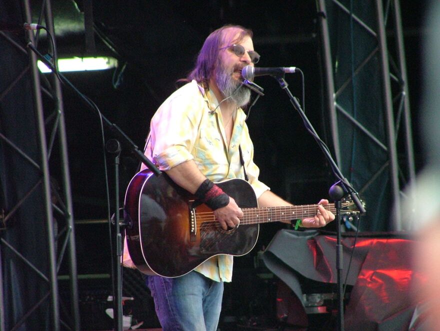 Steve Earle, at the Midlands Music Festival in 2007, Westmeath, Ireland