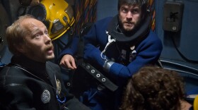 Aksel Hennie and Wes Bentley star as offshore divers in <em>Pioneer</em>.