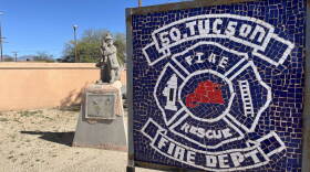 South Tucson Fire sign mosaic