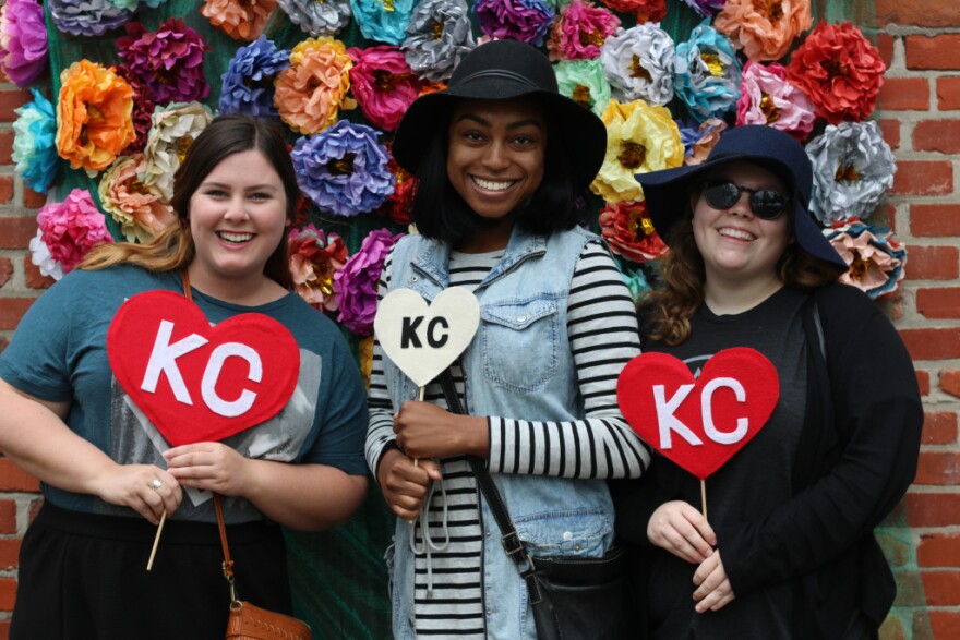 Last year, these shoppers enjoyed the photo booth at the Holiday Swing which takes place at Union Station.