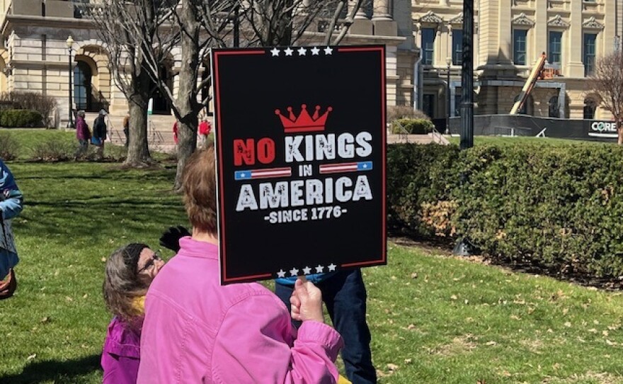 No Kings Protest on March 28, 2026 - Springfield, Illinois