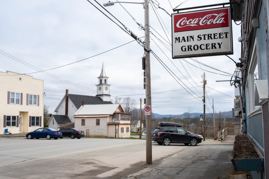 A photo of a town