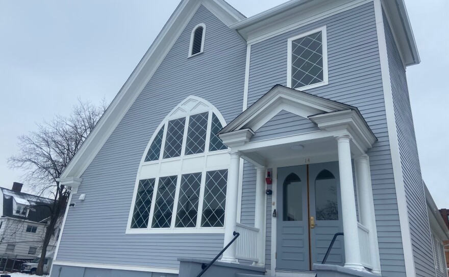 The newly rebuilt Martin Luther King Jr. Community Presbyterian Church in Springfield, Mass.