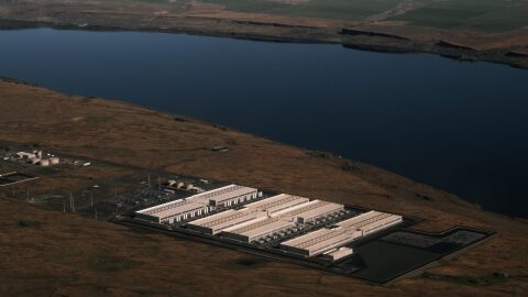 An explosion of data center facilities, including the one pictured here in Umatilla County on May 18, 2026, have been built in Oregon along the Columbia River Gorge during the last few years.