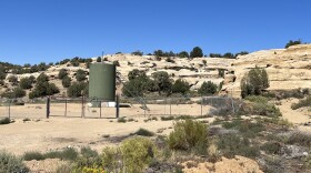An oil and gas well on federal public land outside Farmington, New Mexico.