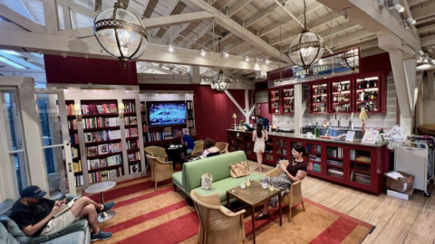 Bar Epilogue is inside the Garden District Book Shop in New Orleans.