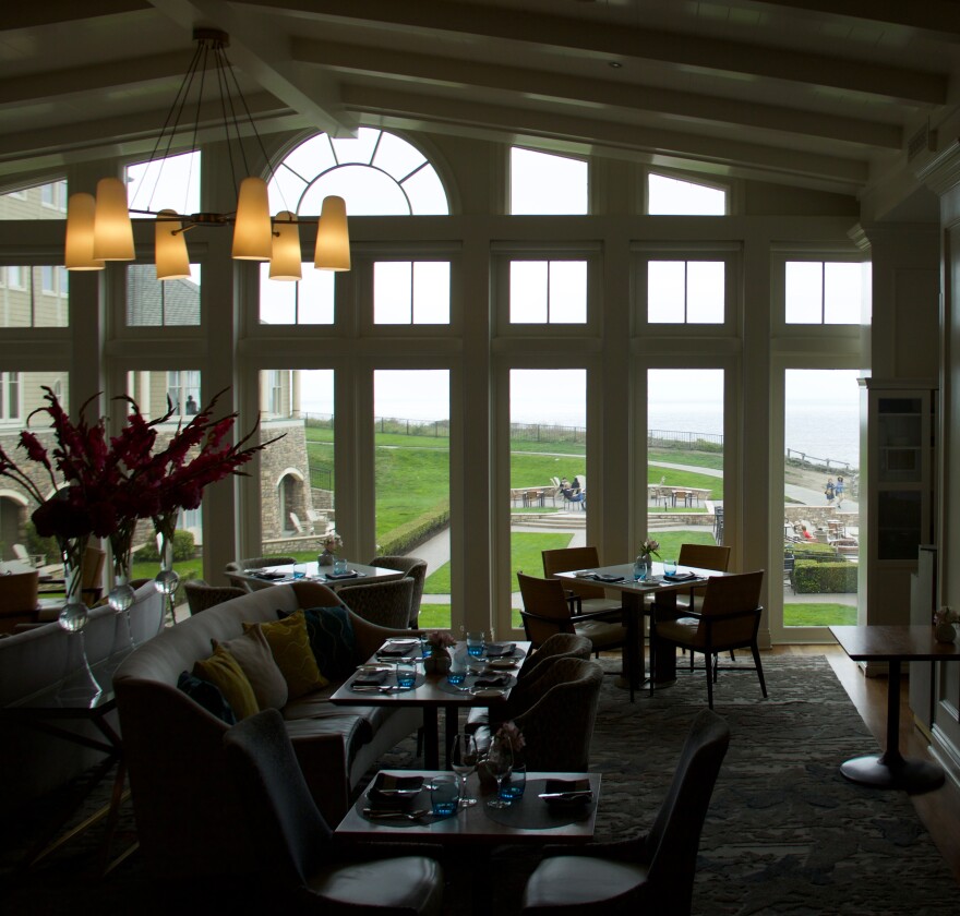 Casual fine dining venue at Ritz Carlton Half Moon Bay.