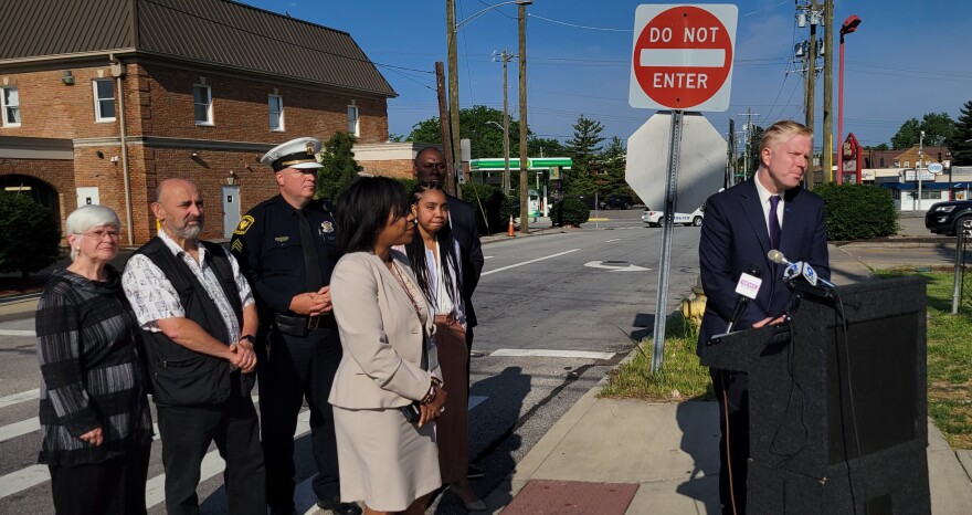 City and school leaders addressed the pay increase during a press conference at the corner of Ferguson Road and Prosperity Place near Western Hills and Dater High Schools on June 8, 2022.