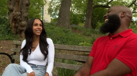 Liv Clements and Reggie Johnson