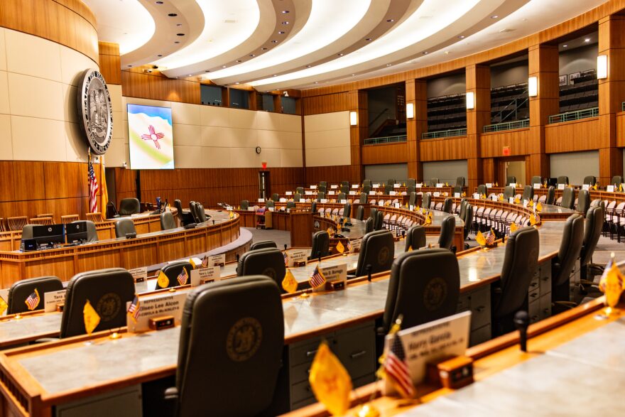 The House Chambers inside the Roundhouse on Jan. 10, 2024.