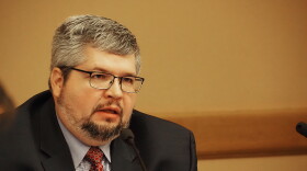 Rep. Kyle Hoffman, a Coldwater Republican on the Kansas Legislature's joint budget committee, is among GOP lawmakers questioning the transfer of $24 million by the Kansas Department for Children and Families from among several disability service programs. This image is a 2022 photo of Hoffman at the Capitol.