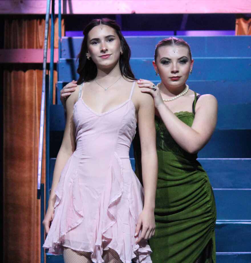 Boddicker and Lieze-Adams in a scene as Natasha and Helene.