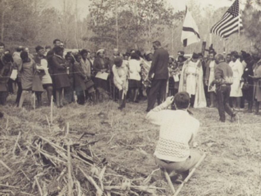 Groundbreaking at Freedom Quilting Bee site in March 1969