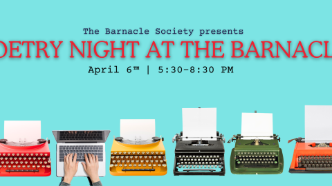 The Barnacle Society is hosting its second annual Poetry Night early next month at Barnacle Historic State Park in Coconut Grove. The event on Sunday, April 6, will feature poetry readings by students from 15 Miami-Dade high schools and will be attended by renowned poets, including Richard Blanco, the fifth inaugural poet of the United States and Miami-Dade's inaugural poet laureate. He will be the featured guest poet.