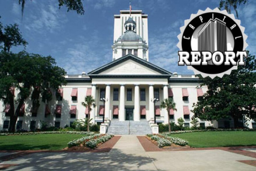 The Capitol Building with the Capital Report logo