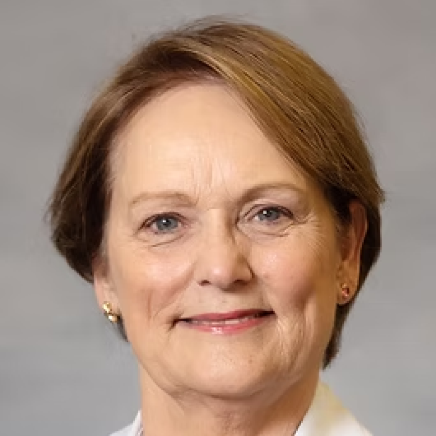 Woman smiling
