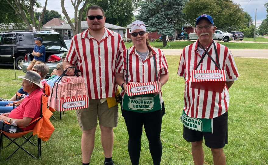 Concessions, including peanuts, Cracker Jacks, and hot dogs were supplied by the Malta Lions Club.