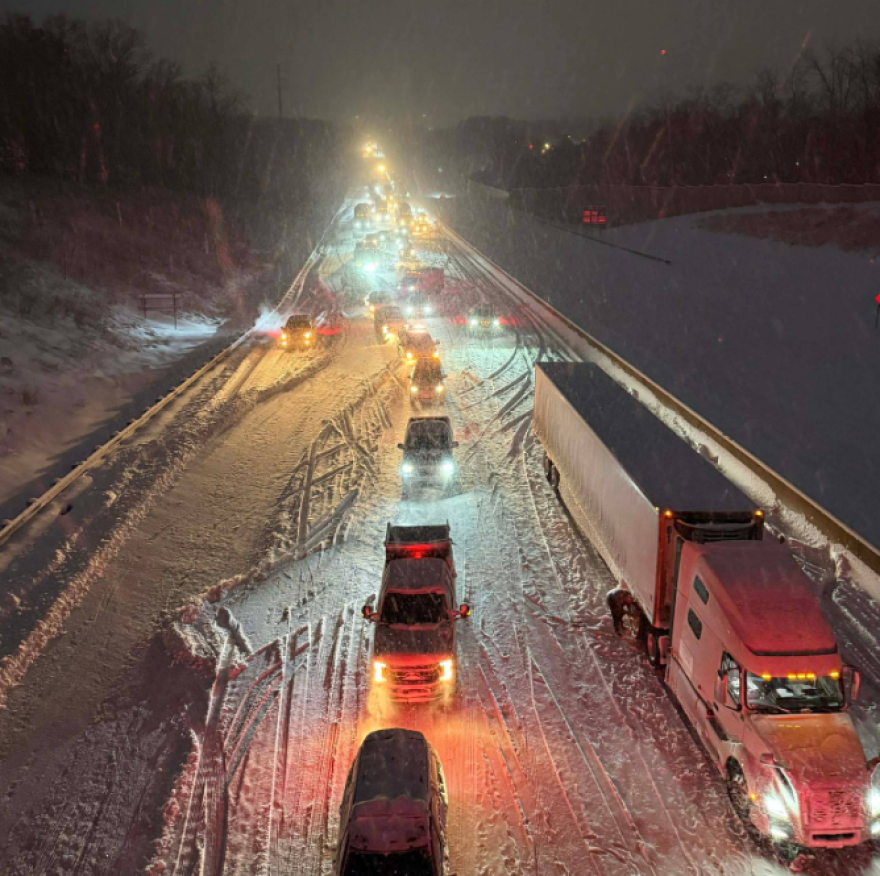 This is no joke': More than 1,000 collisions reported after snowstorm | WFAE 90.7 - Charlotte's NPR News Source